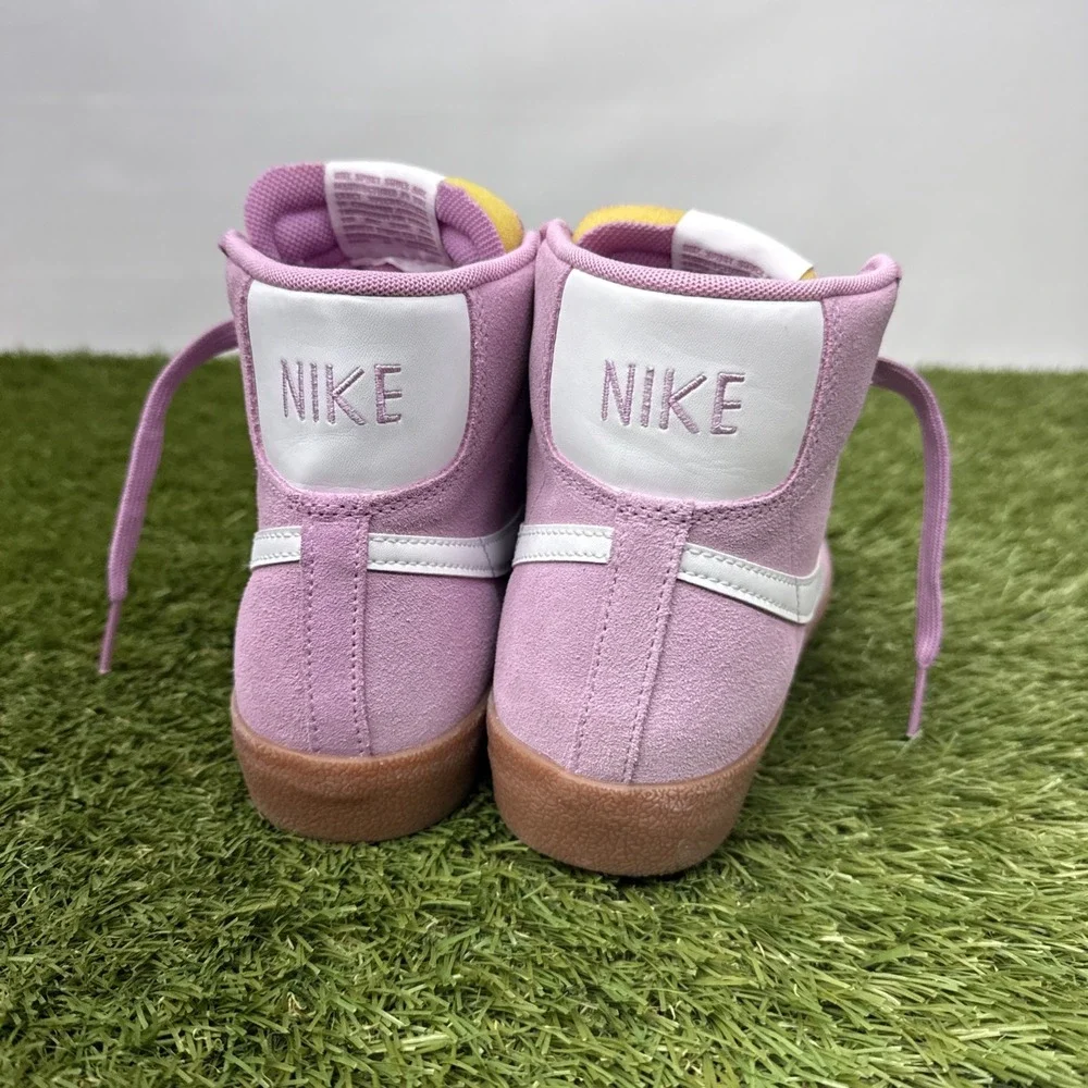 Nwob Nike  Blazer Mid 77 Beyond Pink DB5461-600 Women's Size 8 Pink Suede Gum